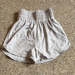 Nike Women's Athletic Shorts in Silver/light gray